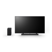 LG Soundbar for TV with Dolby Atmos® 3.1.1 channel S70TY, Angled view of 65inch LG QNED, LG Soundbar S70TY, and subwoofer, S70TY, thumbnail 11