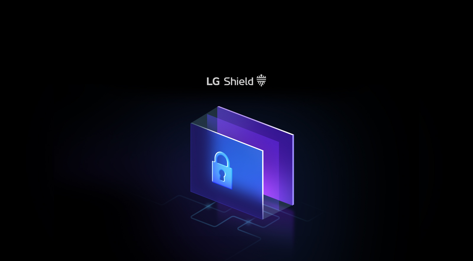 Lock on a folder icon to showcase powerful encryption.