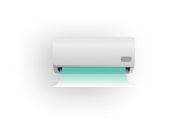 Image shows the air conditioner screen in the LG ThinQ app
