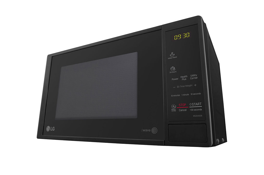 LG 20L Solo Microwave with Glass Door, Perspective-view, MS2043DB, thumbnail 11
