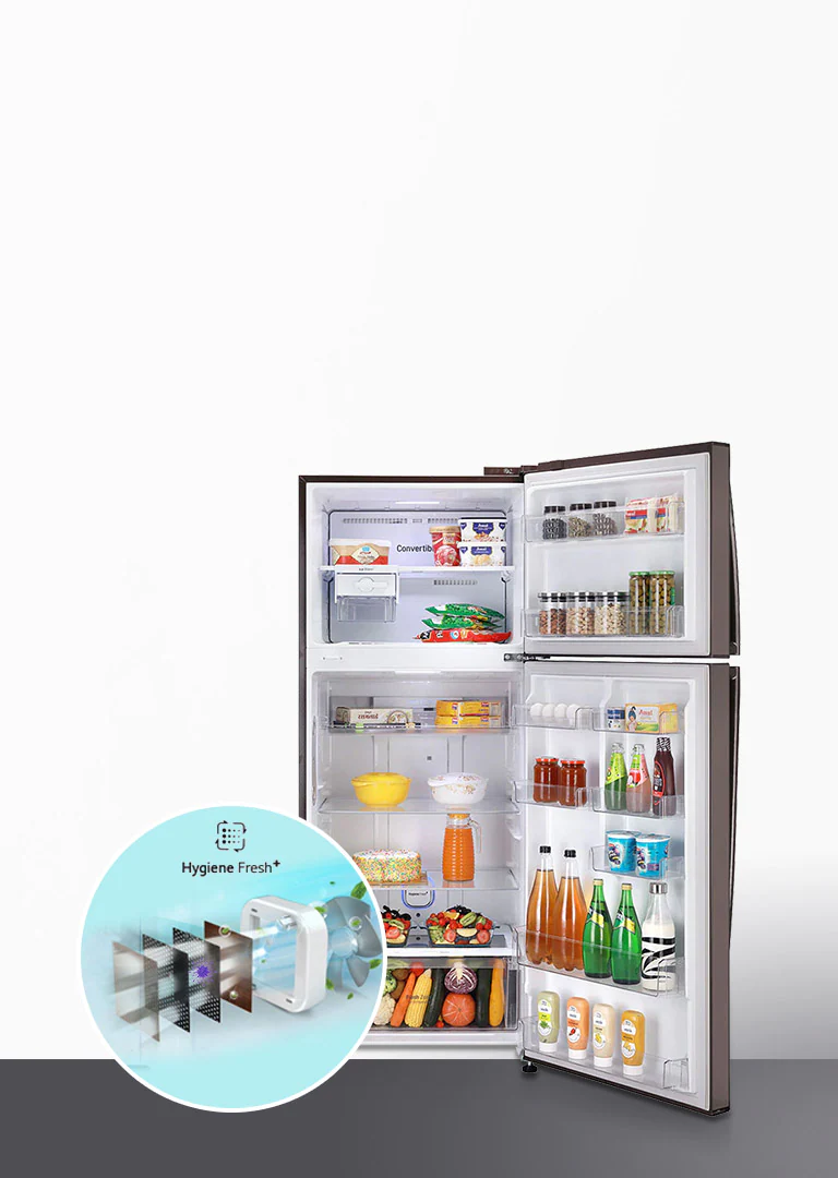Price of double door fridge lg discount