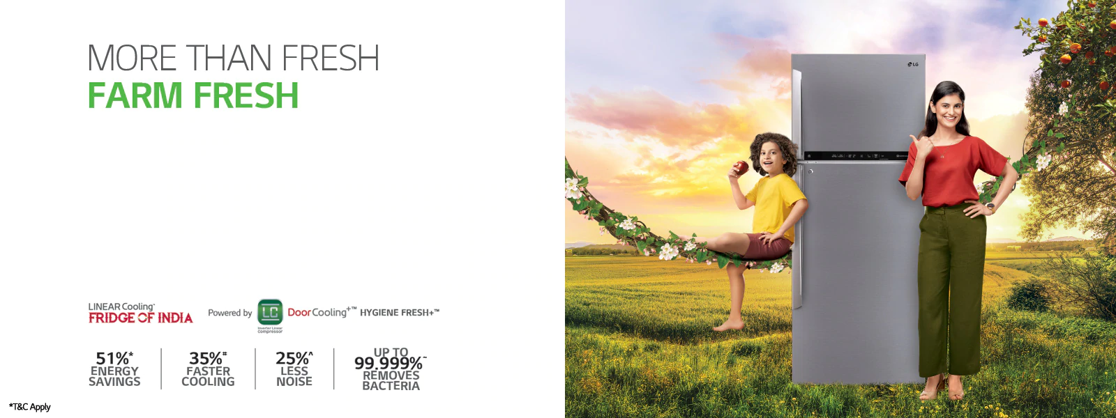 LG Linear Cooling Fridge of India