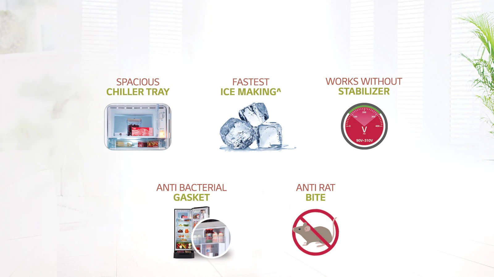 LG Single Door Refrigerator Other Key Features