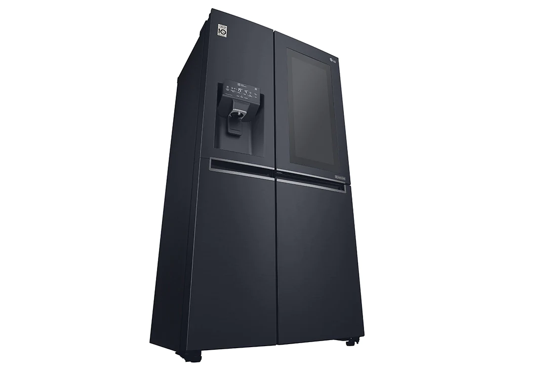 LG 601L side-by-side-fridge with InstaView Door-in-Door™ in Matt Black, GS-X6018MT, thumbnail 7