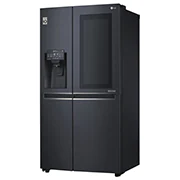 LG 601L side-by-side-fridge with InstaView Door-in-Door™ in Matt Black, GS-X6018MT, thumbnail 2