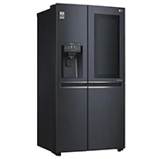 LG 601L side-by-side-fridge with InstaView Door-in-Door™ in Matt Black, GS-X6018MT, thumbnail 4