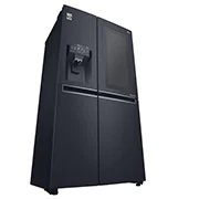 LG 601L side-by-side-fridge with InstaView Door-in-Door™ in Matt Black, GS-X6018MT, thumbnail 7