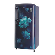 LG 190 L, Smart Inverter Compressor, LG GL-B201ABCY 190 ltr right view, GL-B205ABGB, thumbnail 7