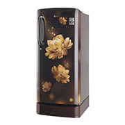 LG 190 L, Smart Inverter Compressor, LG GL-D201AHCY 190 ltr right view, GL-D205AHCB, thumbnail 7