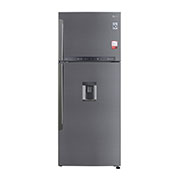 LG 437 Litres Smart Inverter, Water Dispenser, Door Cooling+™, LG ThinQ, Hygiene Fresh+™, Auto Smart Connect™, Front View, GL-B433PZI, thumbnail 1