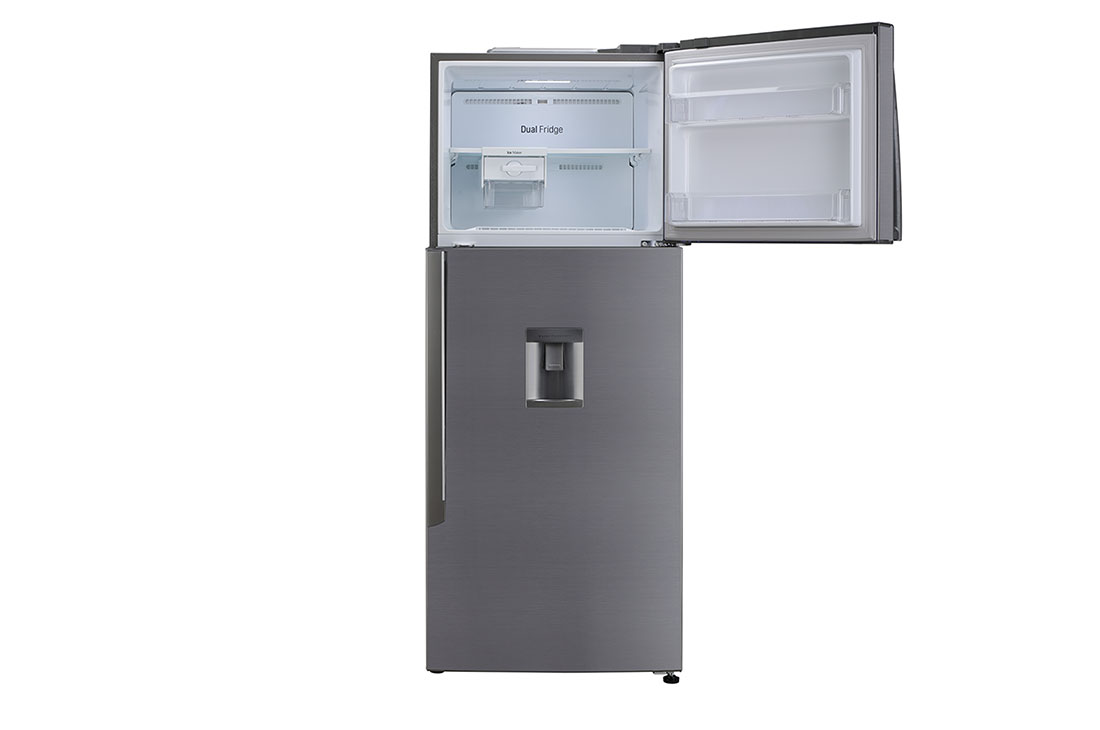LG 471 Litres Smart Inverter, Water Dispenser, Door Cooling+™, LG ThinQ, Hygiene Fresh+™, Auto Smart Connect™, Front View Top Open, GL-B503PZI, thumbnail 5
