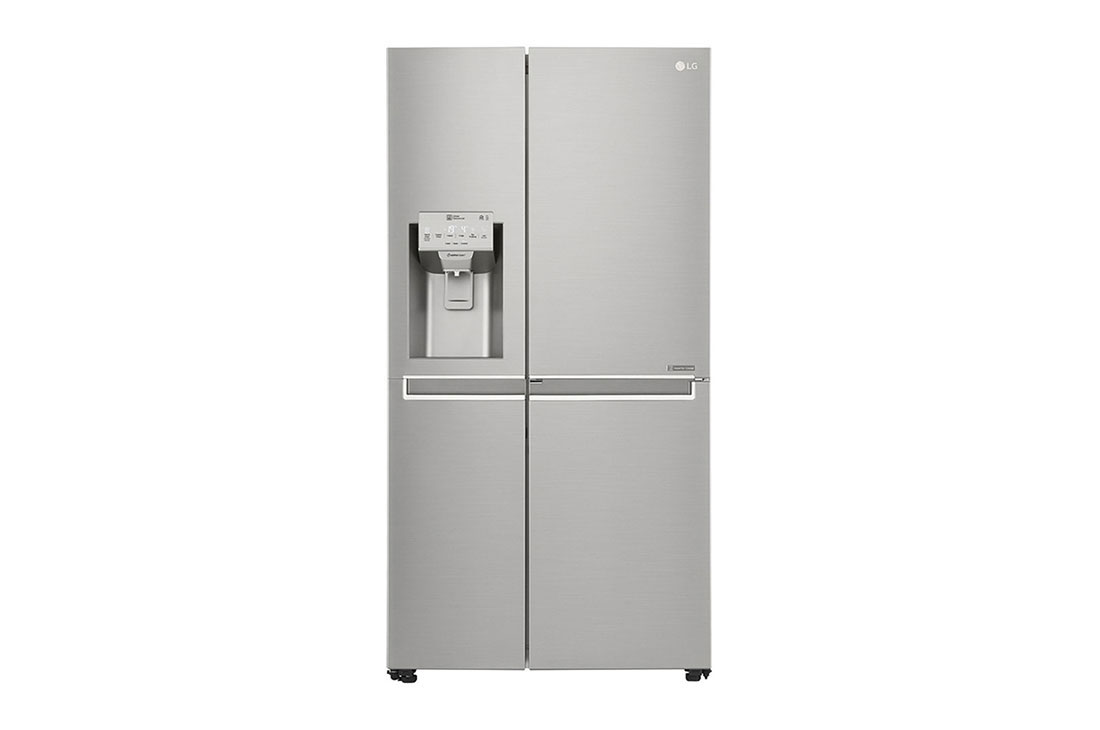 LG 601L Platinum Silver Side by Side Refrigerators, GS-L6012PZ, GS-L6012PZ
