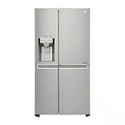 LG 601L Platinum Silver Side by Side Refrigerators, GS-L6012PZ, GS-L6012PZ, thumbnail 1