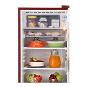 LG 188 L, Fastest In Ice Making, Toughened Glass Shelves, GL-B200RPR, GL-B200RPR, thumbnail 3