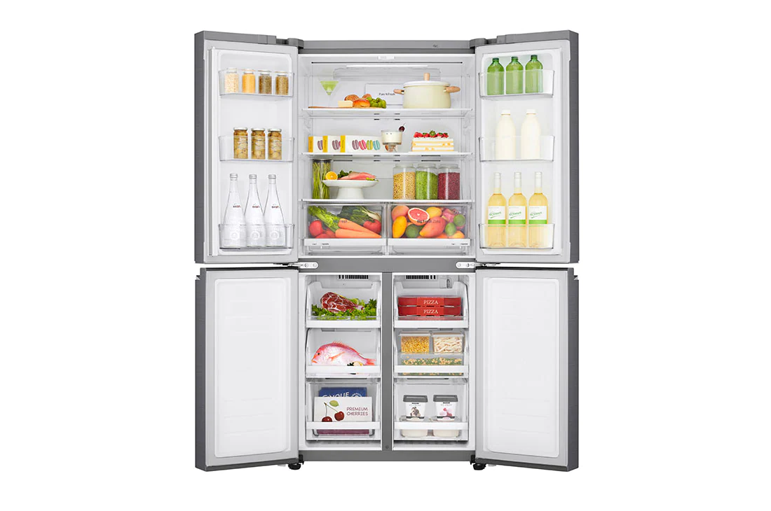 LG 464L multi-door-refrigerators with Inverter Linear Compressor in Platinum Silver, GF-B4539PZ, thumbnail 2