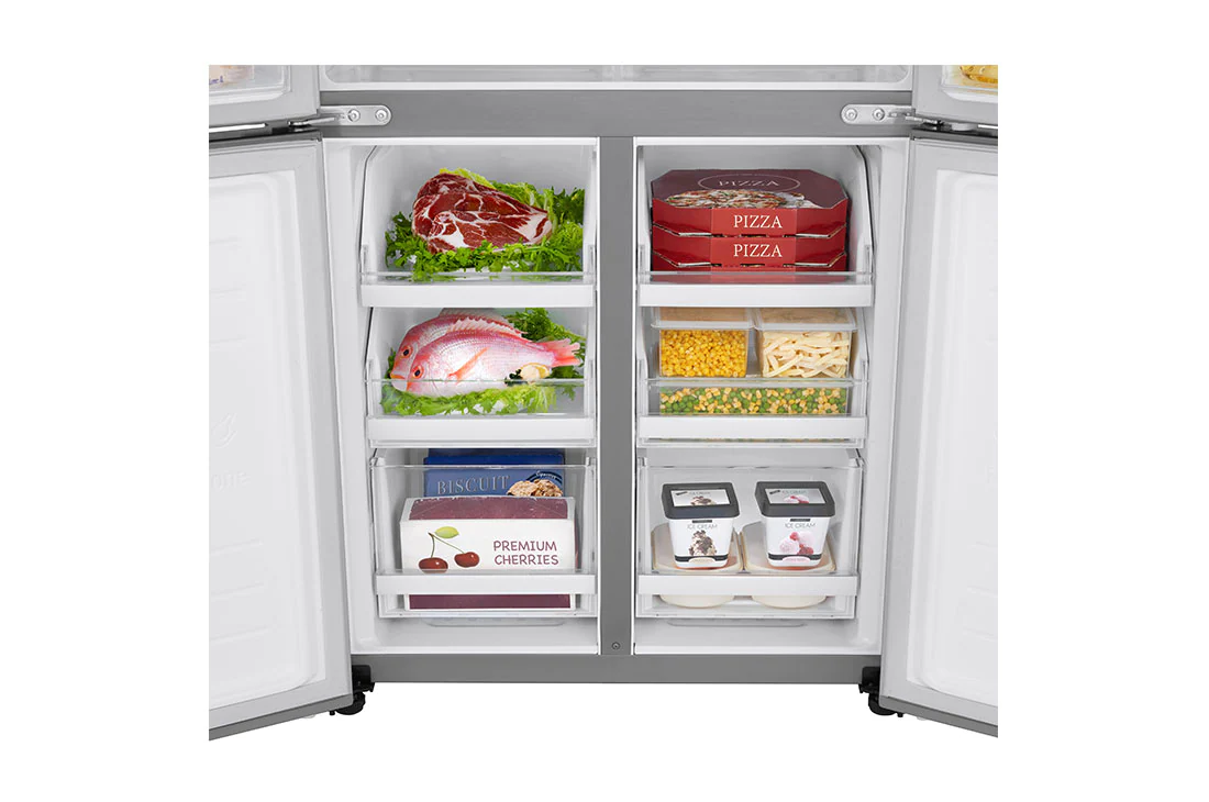 LG 464L multi-door-refrigerators with Inverter Linear Compressor in Platinum Silver, GF-B4539PZ, thumbnail 8