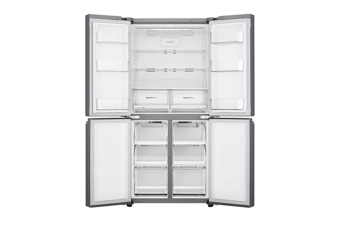 LG 464L multi-door-refrigerators with Inverter Linear Compressor in Platinum Silver, GF-B4539PZ, thumbnail 9