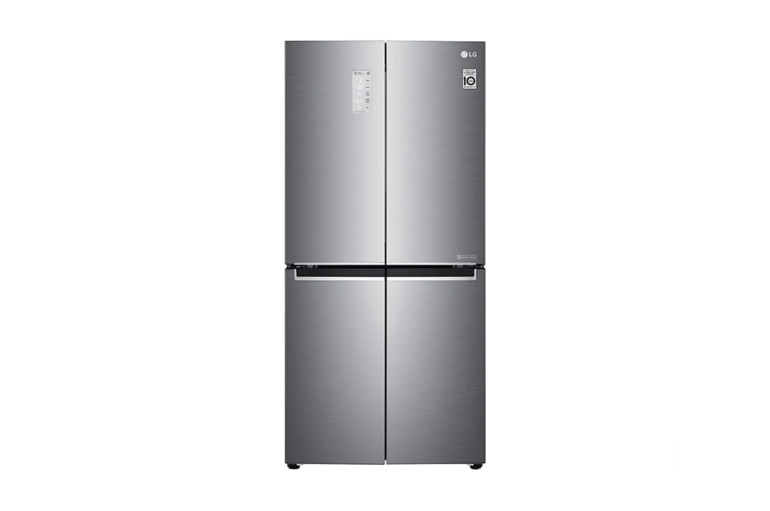 LG 464L multi-door-refrigerators with Inverter Linear Compressor in Platinum Silver, GF-B4539PZ
