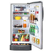 LG 215 L, Smart Inverter Compressor, LG GL-B231ALLB Front View with Content, gl-b231allb, thumbnail 2