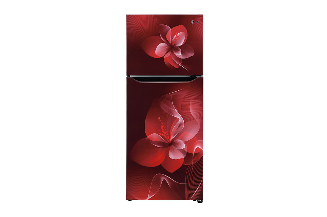 LG 260 Litres Frost Free Refrigerator With Smart Inverter Compressor, Convertible Fridge, Multi Air Flow, LED Lighting, MOIST ‘N’ FRESH, LG GL-K272SPTL 260 Ltr Front View, GL-K272SPTL