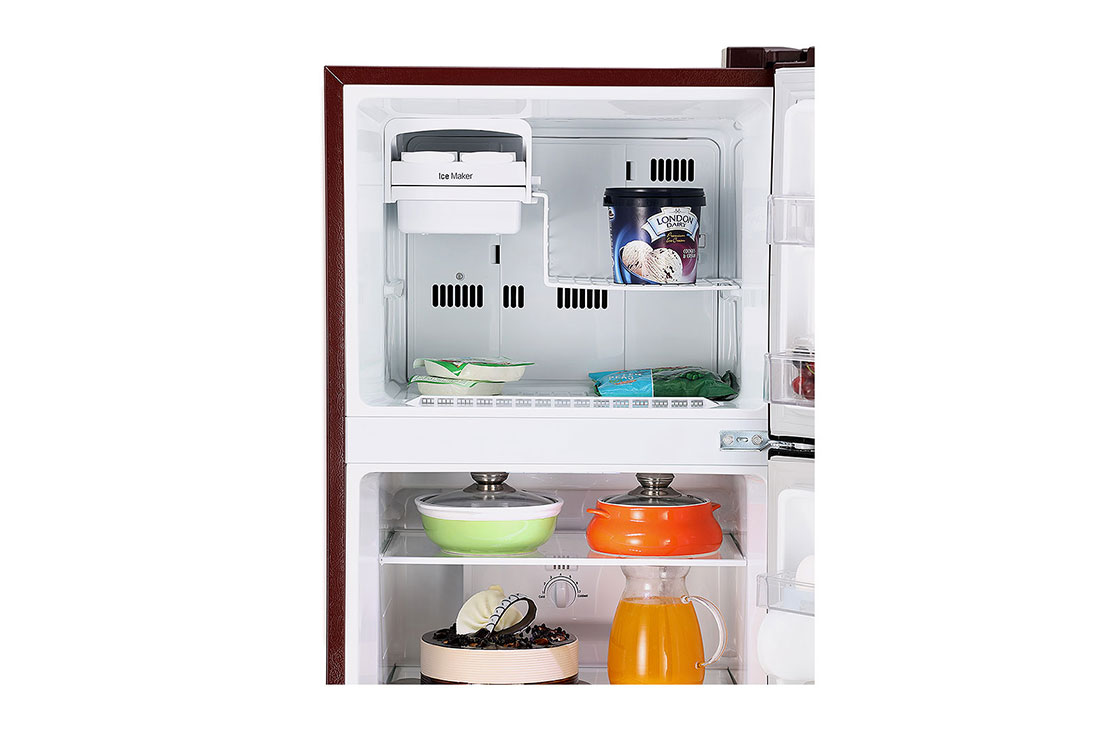 LG 260 Litres Frost Free Refrigerator With Smart Inverter Compressor, Multi Air Flow, LED Lighting, MOIST ‘N’ FRESH, LG GL-K272SPTL Detailed View, GL-K272SPTL, thumbnail 3