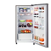 LG 185 L, Fastest In Ice Making, GL-B181RDGB 185 ltr front view open, GL-198RDGU, thumbnail 2
