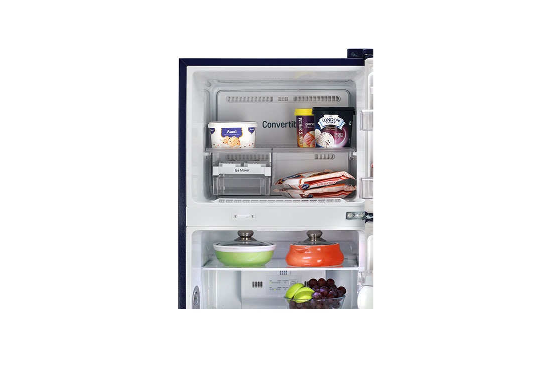 LG 260 Litres ConvertiblePLUS Fridge with Inverter Linear Compressor, Door Cooling+™, Smart Diagnosis™, Auto Smart Connect™, GL-B292RVBN.ABCQ, GL-B292RVBN, thumbnail 3