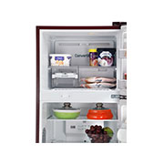 LG 308 Litres ConvertiblePLUS Fridge with Smart Inverter Compressor , Door Cooling+™, Smart Diagnosis™, Auto Smart Connect™, GL-B322RVBN, GL-B322RVBN, thumbnail 3