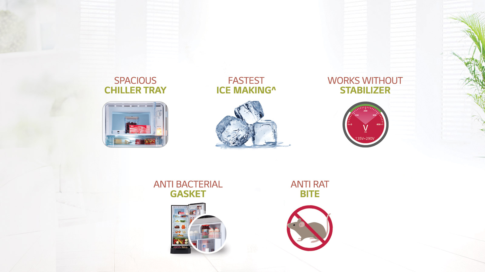 LG GL-B181RPRC 185 ltr  Key Features