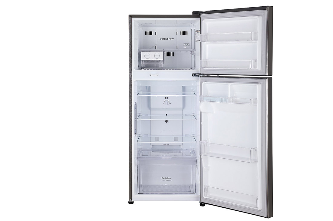 LG 260 Litres Frost Free Refrigerator With Smart Inverter Compressor, Smart Diagnosis™, Auto Smart Connect™, MOIST ‘N’ FRESH, GL-B292RVBN.APZQ  Back View, GL-K292SLTL, thumbnail 7