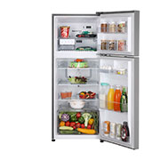 LG 260 Litres Frost Free Refrigerator With Smart Inverter Compressor, Smart Diagnosis™, Auto Smart Connect™, MOIST ‘N’ FRESH, GL-B292RVBN.APZQ Freezer Open View, GL-K292SLTL, thumbnail 3