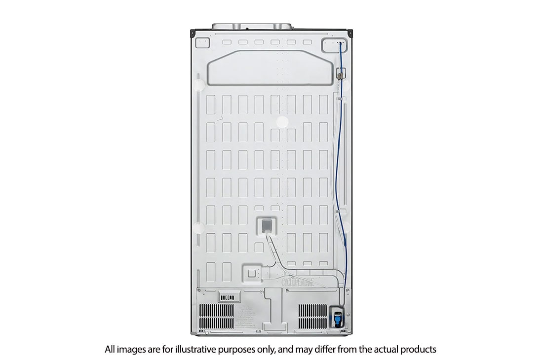 LG 674L side-by-side-fridge with Smart Inverter Compressor in Platinum Silver, 617L side-by-side-fridge with Smart Inverter Compressor in Platinum Silver, GS-L6172PZ, thumbnail 14