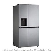 LG 674L side-by-side-fridge with Smart Inverter Compressor in Platinum Silver, 617L side-by-side-fridge with Smart Inverter Compressor in Platinum Silver, GS-L6172PZ, thumbnail 11