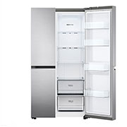 LG 694L side-by-side-fridge with Linear Compressor in Platinum Silver, 	 GS-B6472PZ, GS-B6472PZ, thumbnail 8