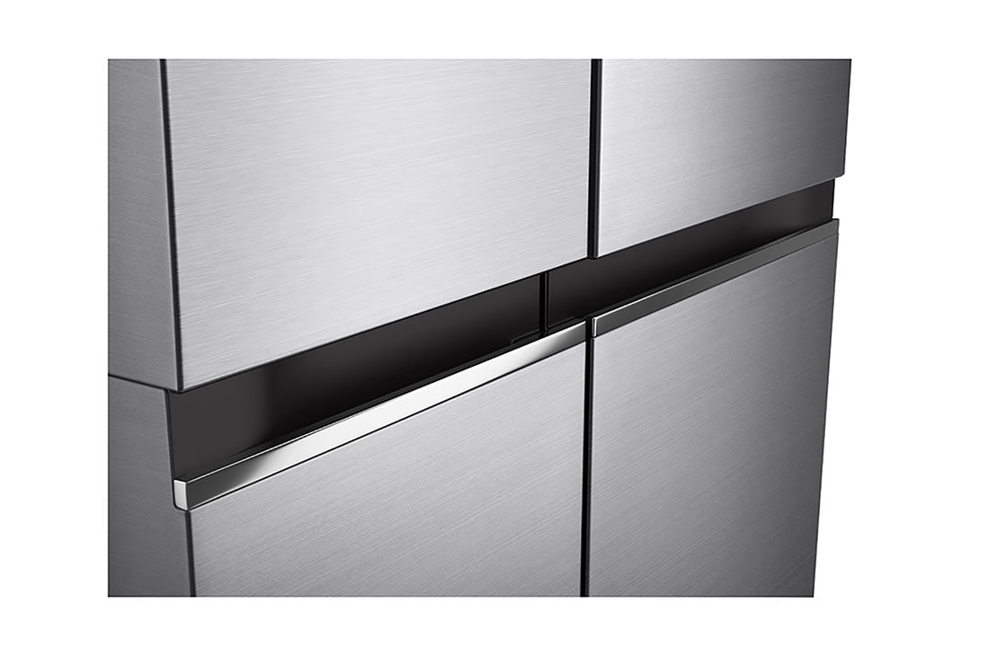 LG 694L side-by-side-fridge with Linear Compressor in Platinum Silver, 	 GS-B6472PZ, GS-B6472PZ, thumbnail 3