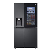 LG 674L Side by Side Fridge with InstaView Door-in-Door™ in Matt Black, GS-X6172MC, GS-X6172MC, thumbnail 1