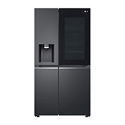 LG 674L Side by Side Fridge with InstaView Door-in-Door™ in Matt Black, GS-X6172MC, GS-X6172MC, thumbnail 2