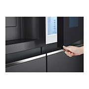 LG 674L Side by Side Fridge with InstaView Door-in-Door™ in Matt Black, GS-X6172MC, GS-X6172MC, thumbnail 6