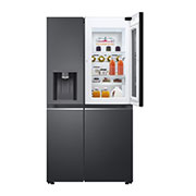 LG 674L Side by Side Fridge with InstaView Door-in-Door™ in Matt Black, GS-X6172MC, GS-X6172MC, thumbnail 12