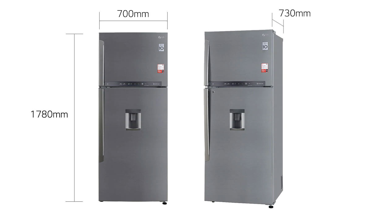 LG 471 Litres Smart Inverter, Water Dispenser, Door Cooling+™, LG ThinQ