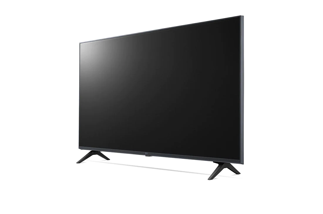 LG UP7750 43'' UHD 4K TV, 30 degree side view with infill image, 43UP7750PTB, thumbnail 3