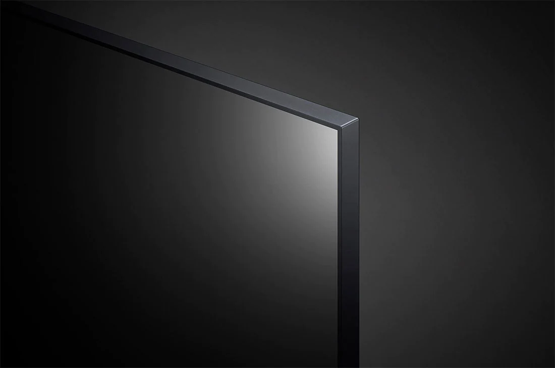 LG UP7750 43'' UHD 4K TV, close-up view of panel, 43UP7750PTB, thumbnail 8