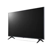 LG UP7750 43'' UHD 4K TV, 30 degree side view with infill image, 43UP7750PTB, thumbnail 3
