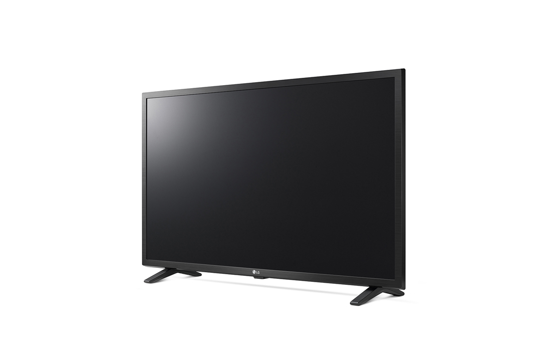 LG LQ63 32'' Smart HD TV, 30 degree side view, 32LQ636BPSA, thumbnail 3