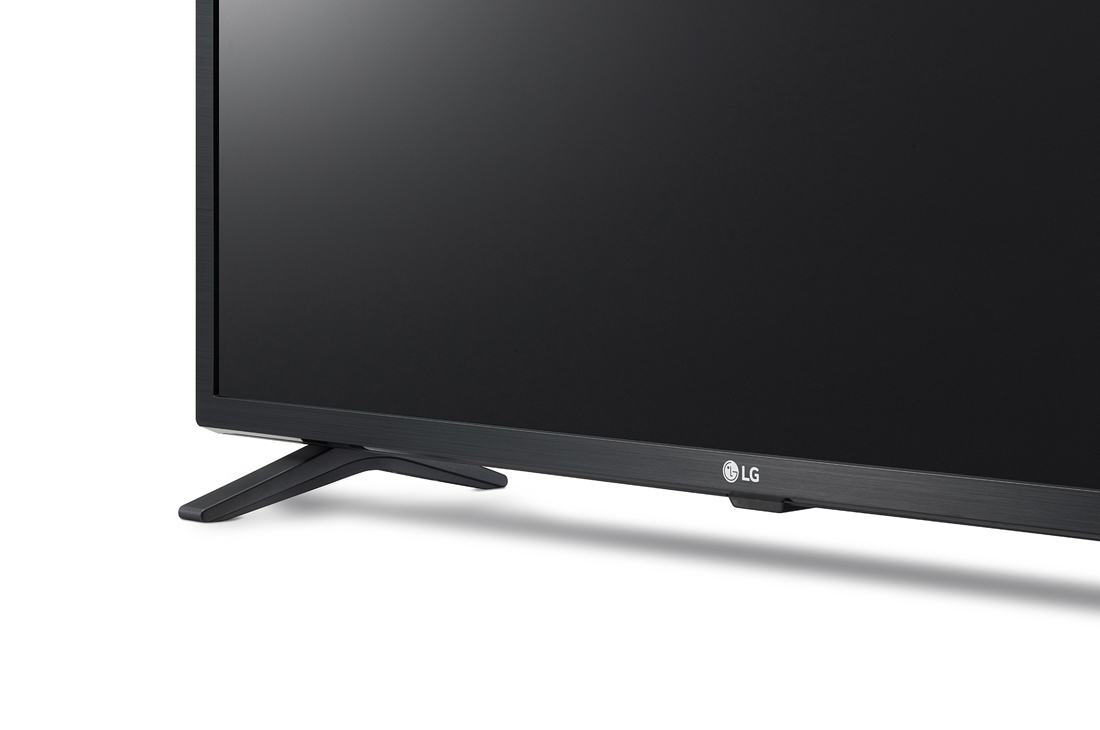 LG LQ63 32'' Smart HD TV, close-up view of stand, 32LQ636BPSA, thumbnail 6