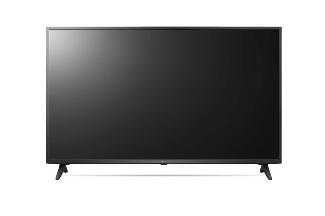 LG UQ75 43 inch 4K Smart UHD TV, Front view, 43UQ7550PSF, thumbnail 2