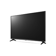 LG UQ75 43 inch 4K Smart UHD TV, 30 degree side view, 43UQ7550PSF, thumbnail 3