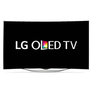 LG 55” (139cm) CURVED OLED TV, Front view with LG OLED TV on screen, 55EC930T, thumbnail 2