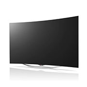 LG 55” (139cm) CURVED OLED TV, Slightly-angled left-facing side view, 55EC930T, thumbnail 4