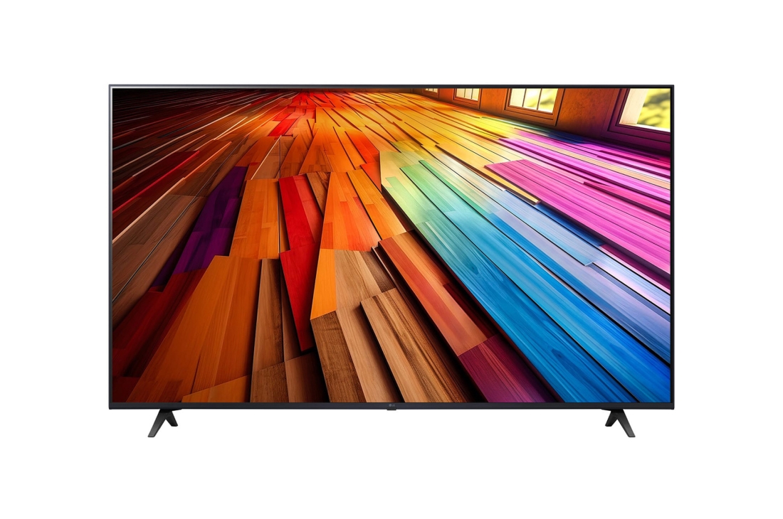 LG UHD TV AI UT80 65 inch 4K Smart TV | Magic Remote | Wall Mounted | TV Stand | Ultra HD 4K resolution | AI ThinQ™, Front view of LG UHD TV, UT80, 65UT8050PSB, thumbnail 2